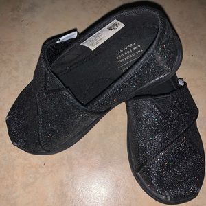 Toddler Size 8 Glitter Toms